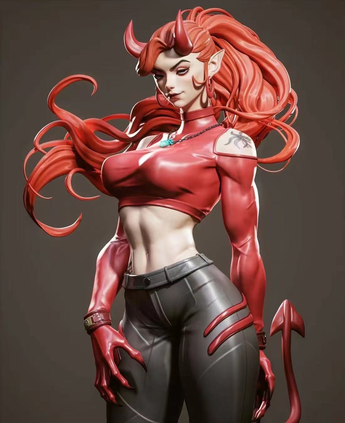 Succubus character 3D model
