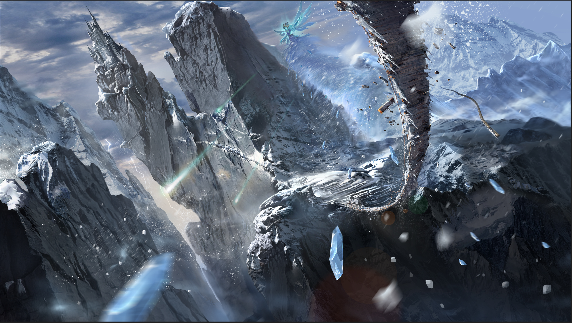 Frozen spires concept artwork