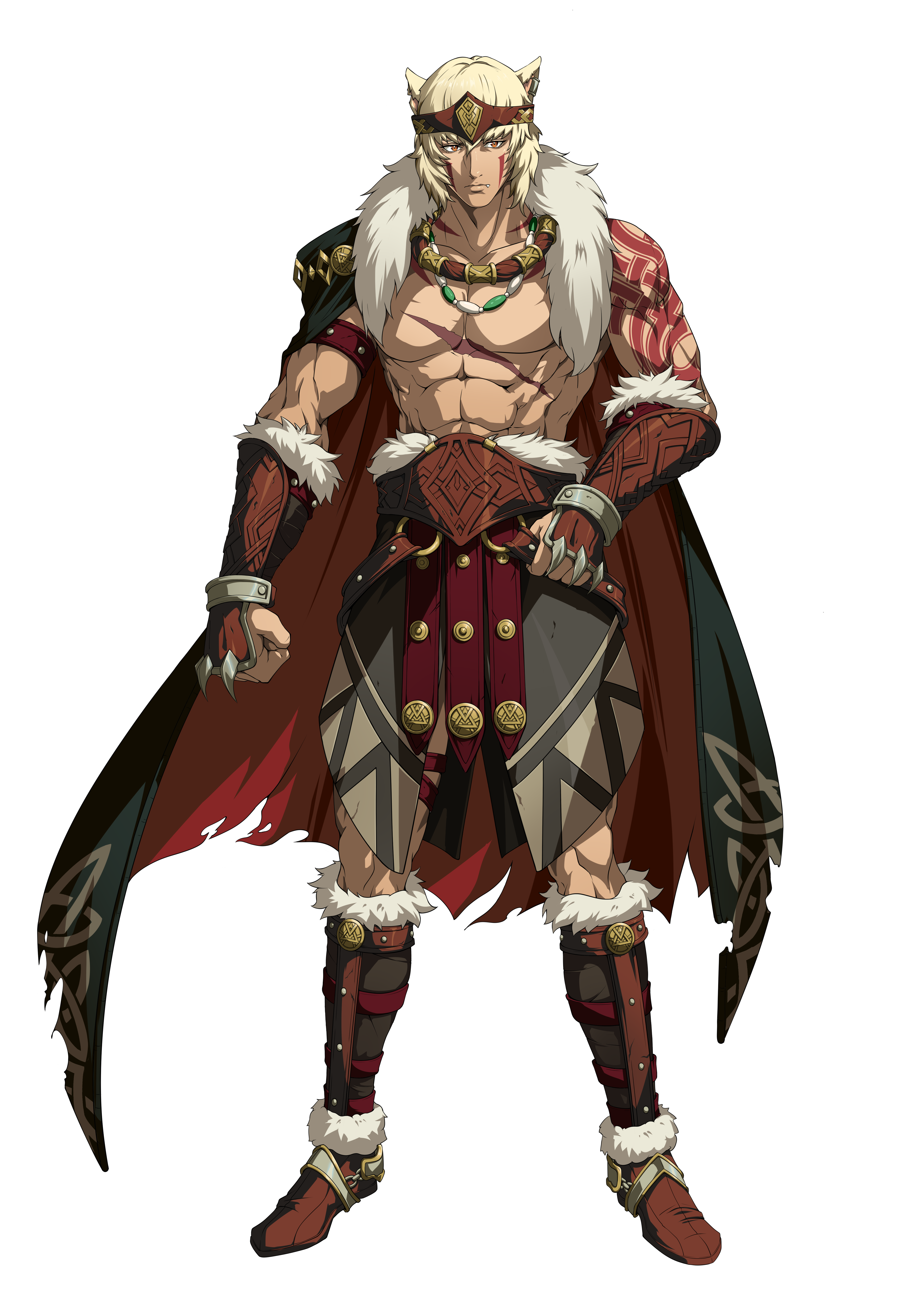 Northern barbarian character sheet